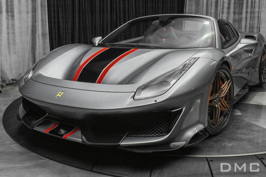 Capot avant en fibre de carbone « Pista » de DMC pour Ferrari 488 GTB Coupé et Spider - KDMPARTS EUROPE TUNING STORE