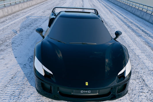Capot avant en fibre de carbone Style « F40 » de DMC pour Ferrari 296 GTB / 296 Assetto Fiorano - KDMPARTS EUROPE TUNING STORE