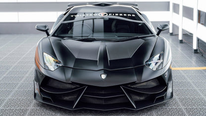 Capot avant en fibre de carbone style II DMC pour Lamborghini Aventador Coupé et Roadster d'origine - KDMPARTS EUROPE TUNING STORE