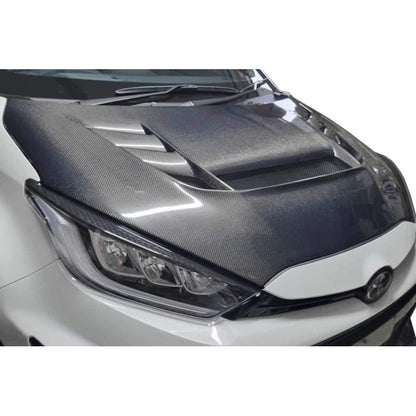 Carbon front hood for Toyota Yaris 2020+ GR look
