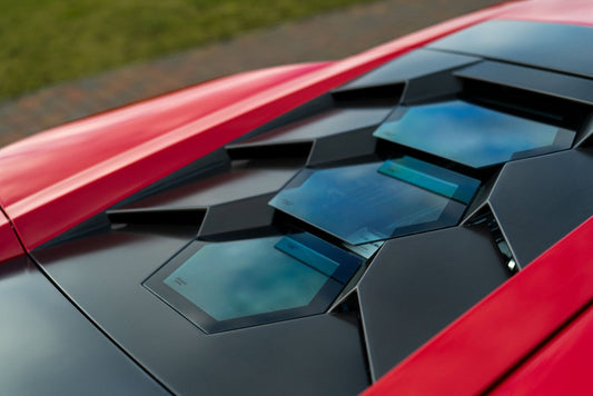 Capot moteur en fibre de carbone « SV / Superveloce » de DMC pour Lamborghini Murcielago Coupé et Roadster - KDMPARTS EUROPE TUNING STORE