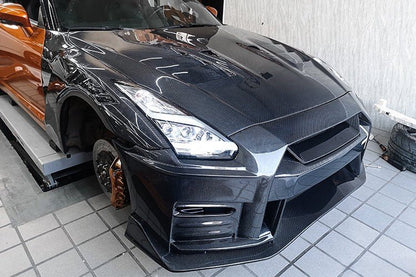 Capot pour Nissan GTR R35 2008 - 2022 en fibre de Carbone - KDMPARTS EUROPE TUNING STORE