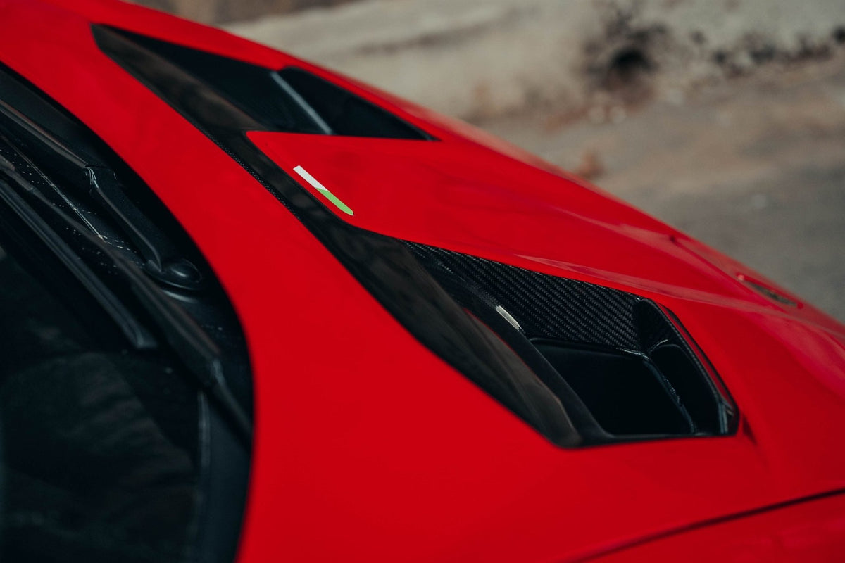 Coffre en fibre de carbone STO de DMC pour Lamborghini Huracan Coupé et Spyder d'origine - KDMPARTS EUROPE TUNING STORE