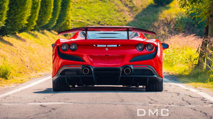 Diffuseur arrière en fibre de carbone Challenge de DMC pour Ferrari F8 Tributo Coupé et Spider - KDMPARTS EUROPE TUNING STORE
