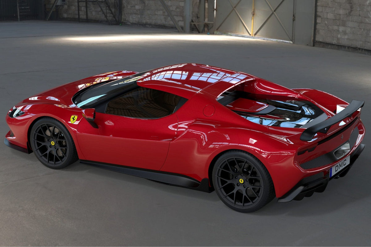 Diffuseur arrière en fibre de carbone de DMC pour Ferrari 296 GTB / 296 Assetto Fiorano - KDMPARTS EUROPE TUNING STORE