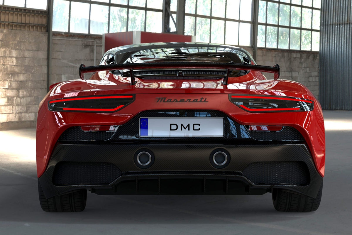Diffuseur arrière en fibre de carbone de DMC pour Maserati MC20 Coupé et Spider Cielo - KDMPARTS EUROPE TUNING STORE