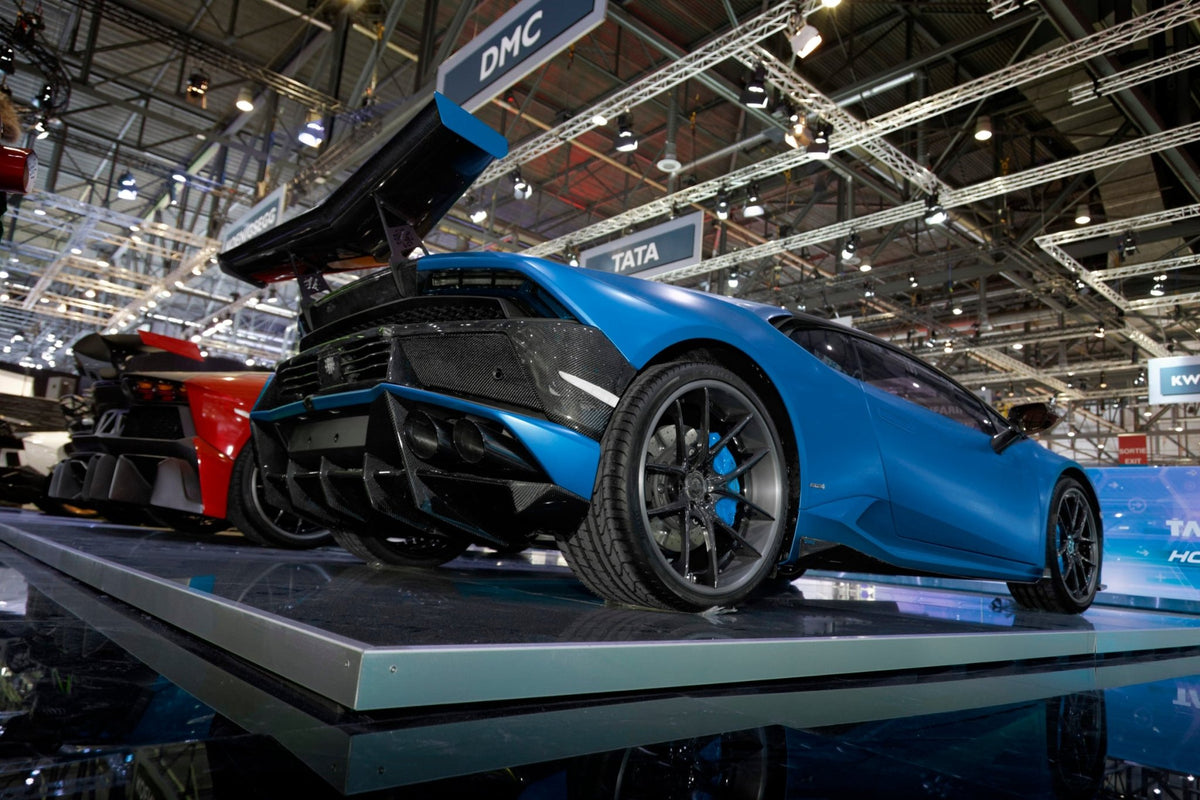 Diffuseur arrière en fibre de carbone « E - GT » de DMC pour Lamborghini Huracan Coupé et Spyder d'origine - KDMPARTS EUROPE TUNING STORE