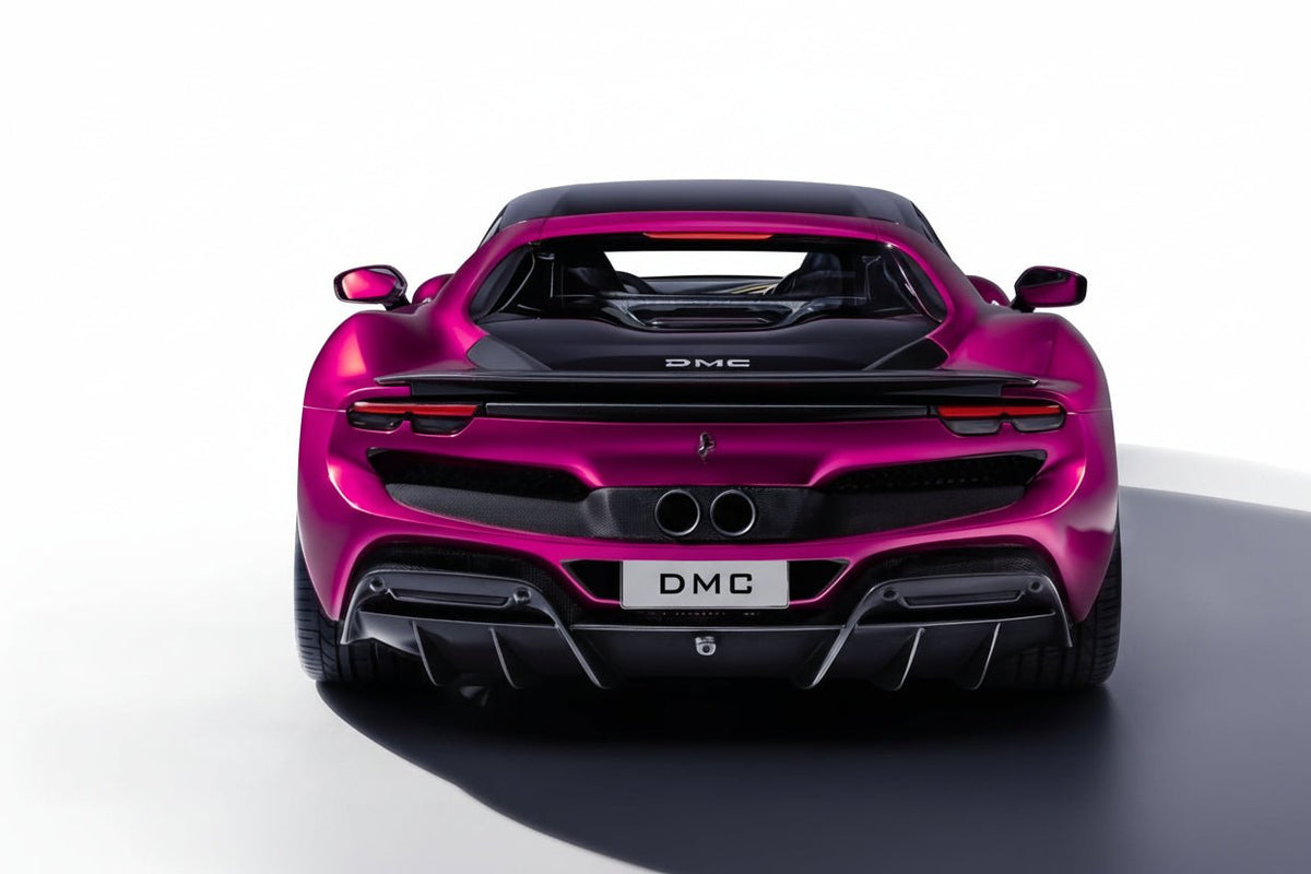 Diffuseur arrière en fibre de carbone pour Ferrari 296 GTB / 296 Assetto Fiorano Coupé et Spider - KDMPARTS EUROPE TUNING STORE