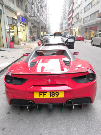 Diffuseur arrière en fibre de carbone « Speciale » de DMC pour Ferrari 488 GTB Coupé et Spider - KDMPARTS EUROPE TUNING STORE