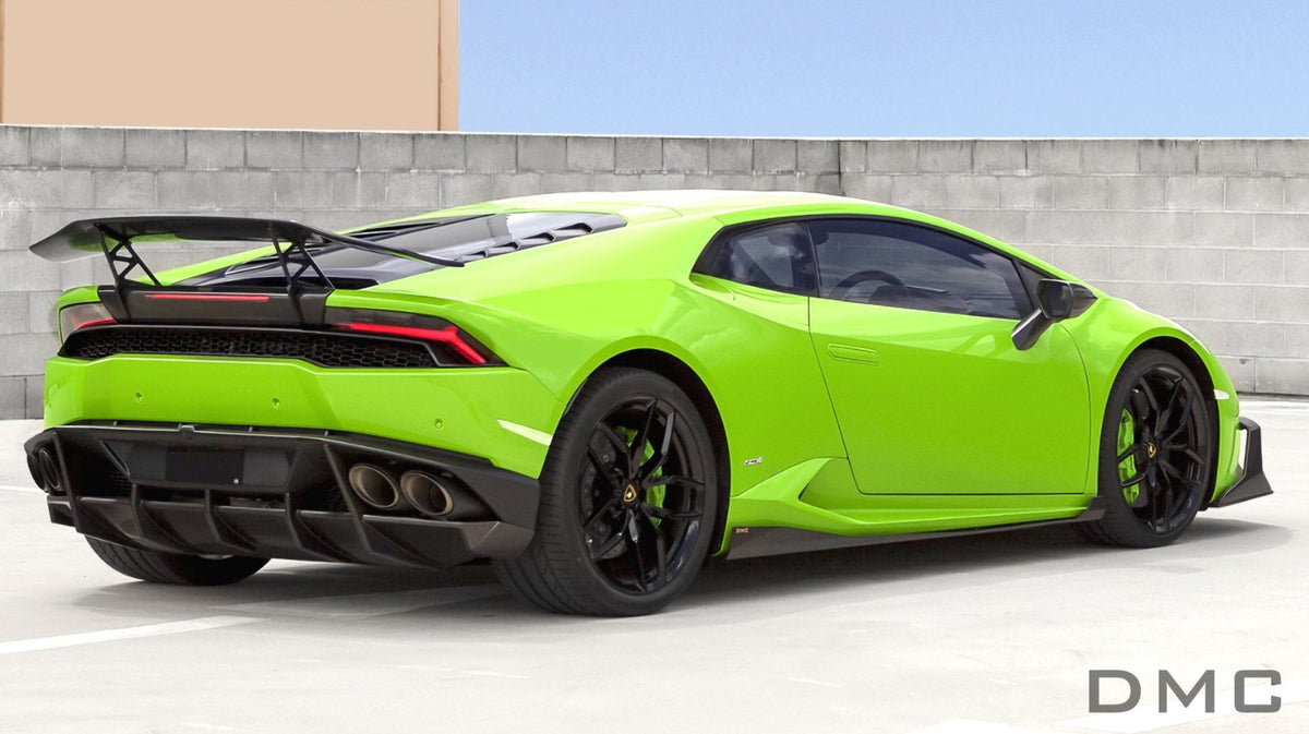 Diffuseur arrière en fibre de carbone « SV » de DMC pour Lamborghini Huracan Coupé et Spyder d'origine - KDMPARTS EUROPE TUNING STORE