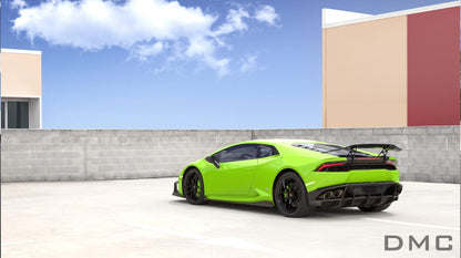 Diffuseur arrière en fibre de carbone « SV » de DMC pour Lamborghini Huracan Coupé et Spyder d'origine - KDMPARTS EUROPE TUNING STORE