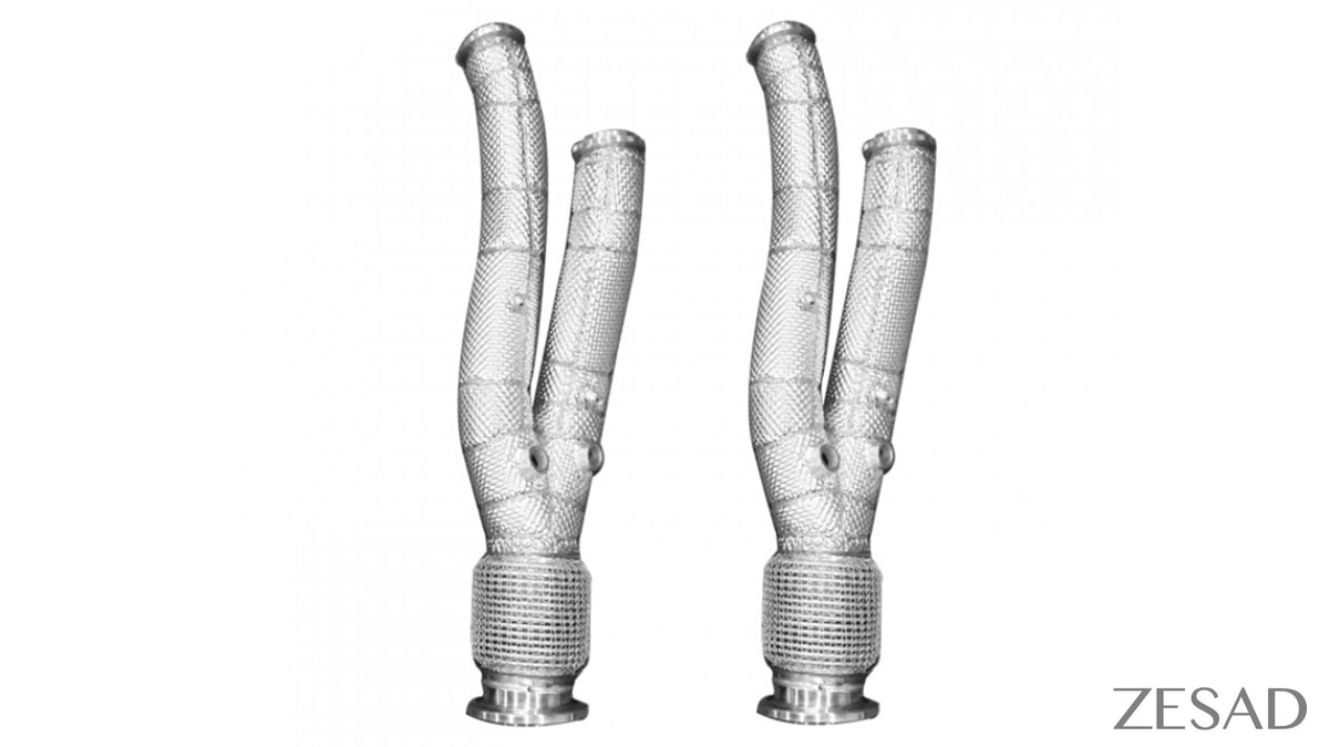 Échappement en acier inoxydable de ZESAD pour Lamborghini Aventador SVJ Coupé et Roadster d'origine - KDMPARTS EUROPE TUNING STORE