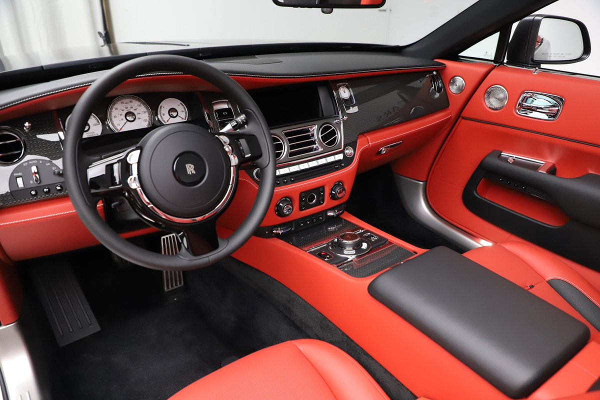 Ensemble de garnitures intérieures en fibre de carbone forgée et bois de DMC pour Rolls Royce Dawn Black Badge - KDMPARTS EUROPE TUNING STORE
