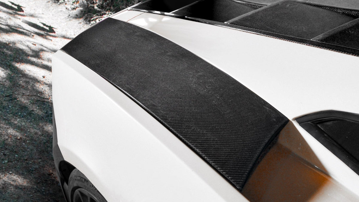 Ensemble de prises d'air arrière en fibre de carbone « Superleggera V2 » DMC pour Lamborghini Gallardo Coupé et Spyder d'origine - KDMPARTS EUROPE TUNING STORE