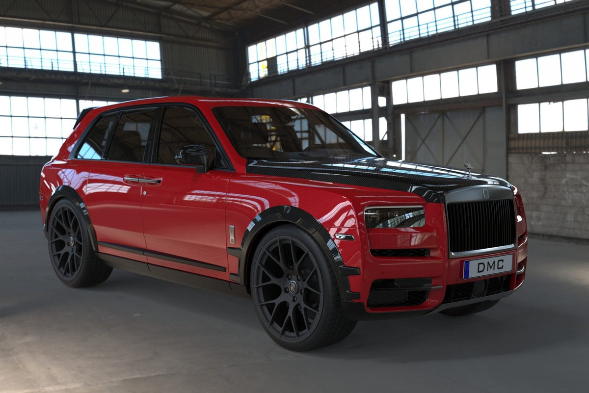 Extensions d'ailes avant et arrière en ABS en plastique de DMC pour Rolls Royce Cullinan Black Badge (compatible avec les extensions d'ailes d'origine) - KDMPARTS EUROPE TUNING STORE
