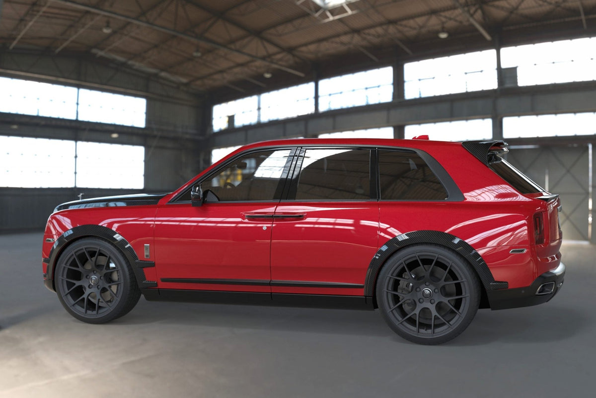 Extensions d'ailes avant et arrière en ABS en plastique de DMC pour Rolls Royce Cullinan Black Badge (compatible avec les extensions d'ailes d'origine) - KDMPARTS EUROPE TUNING STORE