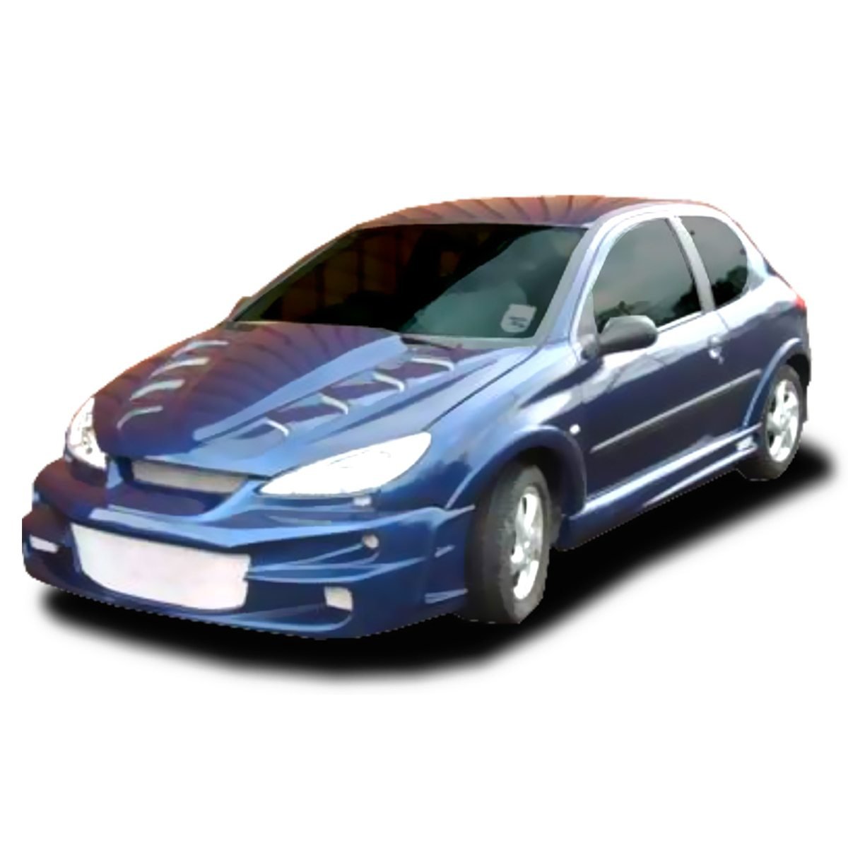 Extensions d'Ailes avant et arrière pour Peugeot 206 (98 - 08) – look BadBoy - KDMPARTS EUROPE TUNING STORE