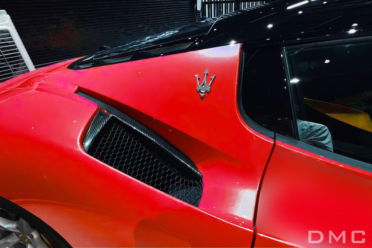 Garnitures d'aération arrière en fibre de carbone de DMC pour Maserati MC20 Coupé et Spider Cielo - KDMPARTS EUROPE TUNING STORE