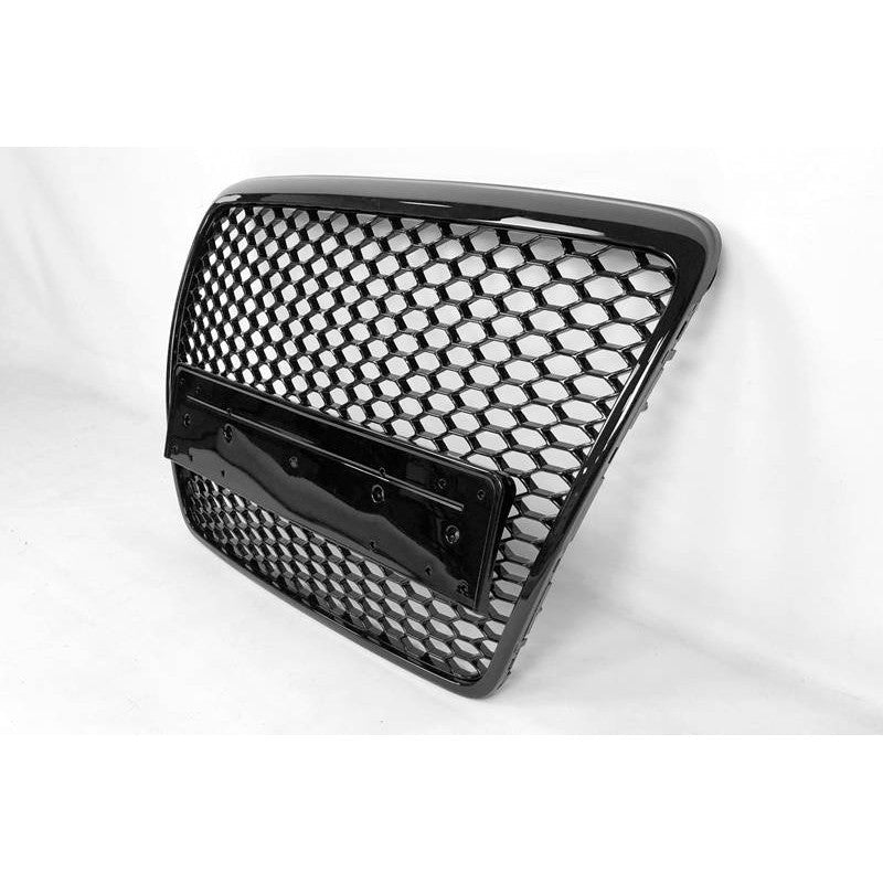 Grille de calandre avant en noire pour Audi A6 '04-08 C6 - KDMPARTS EUROPE TUNING STORE