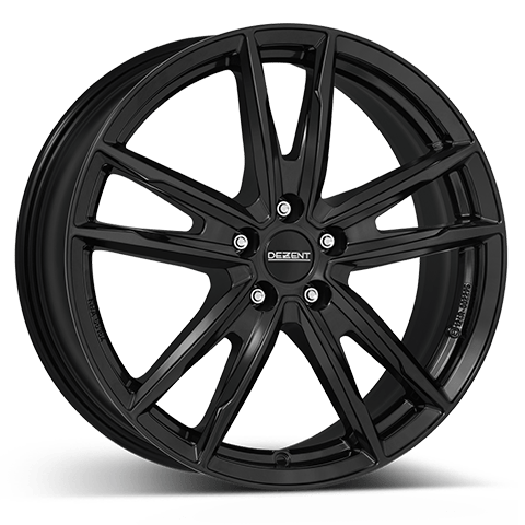 Jante Alu DEZENT KF black 17x6.5 ET30 5x114.3/60.1 - KDMPARTS EUROPE TUNING STORE