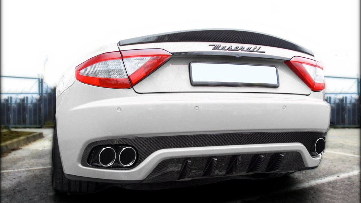 Jupe arrière avec diffuseur en fibre de carbone de DMC pour Maserati Granturismo GT Coupé et Spyder d'origine - KDMPARTS EUROPE TUNING STORE