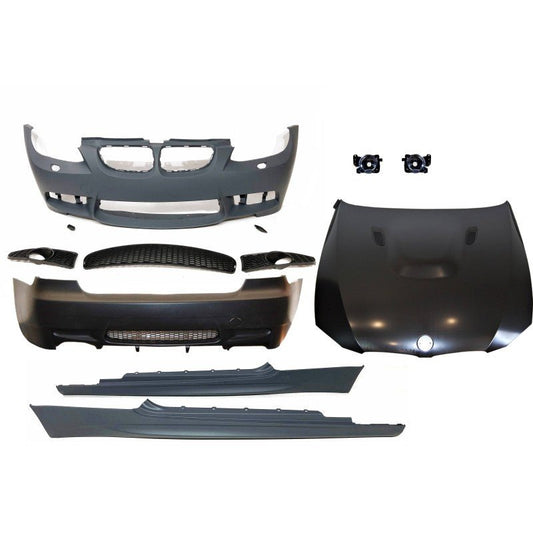 Kit Carrosserie BMW E92 / E93 06 - 09 Look M3 Antibrouillards Métal - KDMPARTS EUROPE TUNING STORE