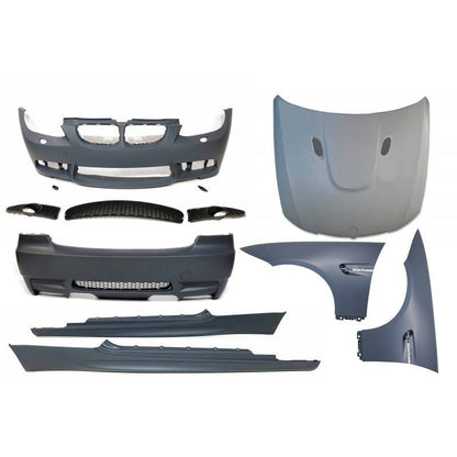 Kit Carrosserie BMW E92 / E93 06 - 09 Look M3 Avec Capot - KDMPARTS EUROPE TUNING STORE