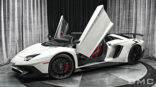 Kit carrosserie en fibre de carbone « SV LP750 » de DMC pour Lamborghini Aventador Coupé et Roadster d'origine - KDMPARTS EUROPE TUNING STORE