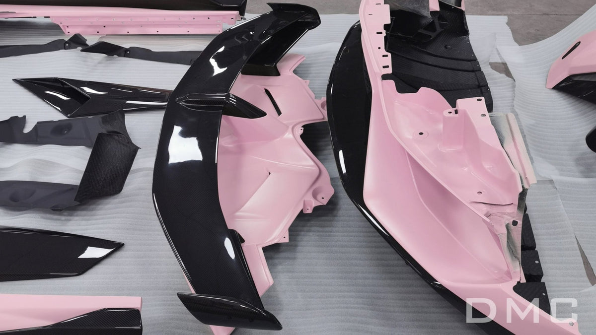 Kit carrosserie en fibre de carbone « SVJ LP770 » de DMC pour Lamborghini Aventador Coupé et Roadster d'origine - KDMPARTS EUROPE TUNING STORE