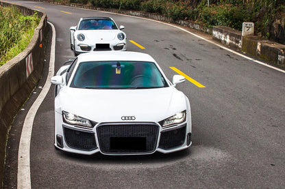 Kit carrosserie en plastique renforcé de fibres pour Audi R8 Coupé et Spyder (2006 - 2015) - KDMPARTS EUROPE TUNING STORE