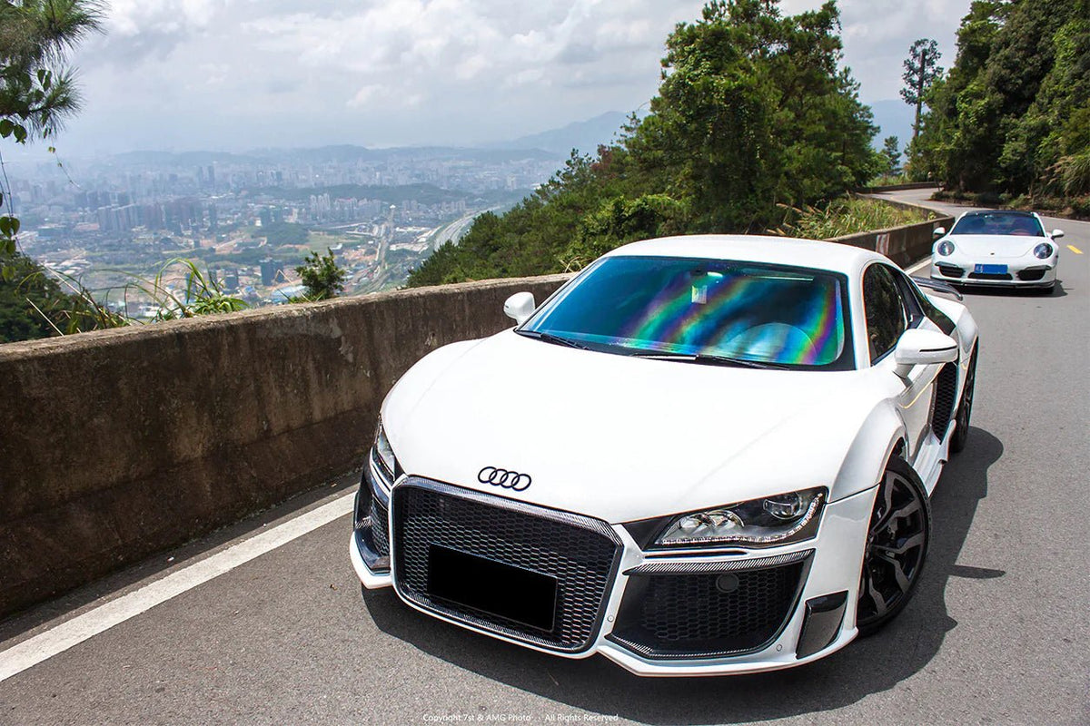 Kit carrosserie en plastique renforcé de fibres pour Audi R8 Coupé et Spyder (2006 - 2015) - KDMPARTS EUROPE TUNING STORE