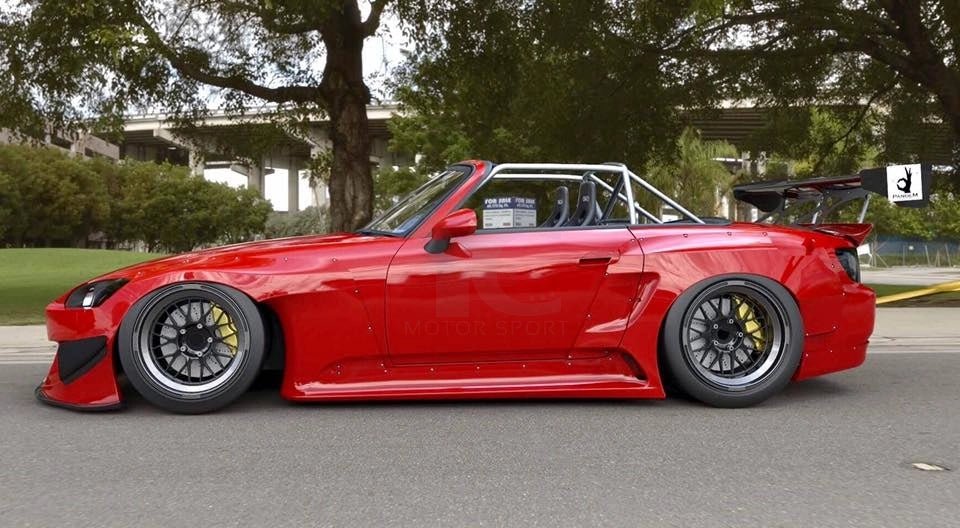 Kit carrosserie large pour Honda S2000 AP1 AP2 (2000 - 2009) - KDMPARTS EUROPE TUNING STORE