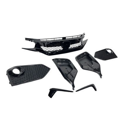 Kit Carrosserie pour Honda Civic MK10 Hatchback 2016+ look Type R - KDMPARTS EUROPE TUNING STORE