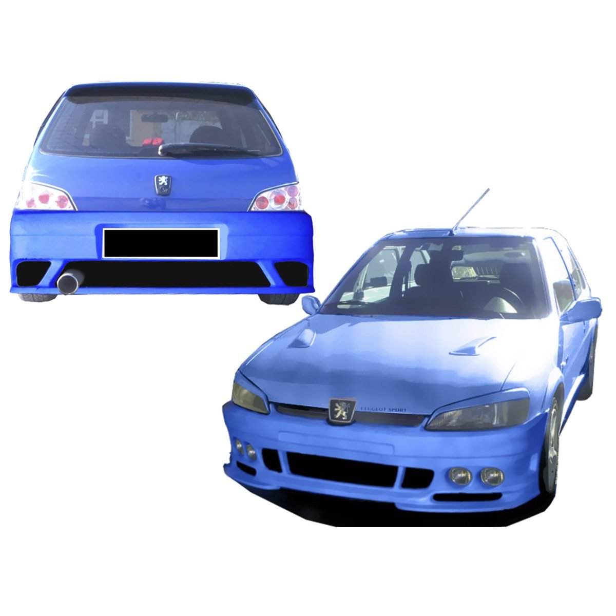 Kit carrosserie pour Peugeot 106 (96 - 05) – look Viper - KDMPARTS EUROPE TUNING STORE