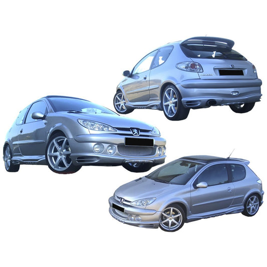 Kit carrosserie pour Peugeot 206 (98 - 08) – Look Super GT - KDMPARTS EUROPE TUNING STORE