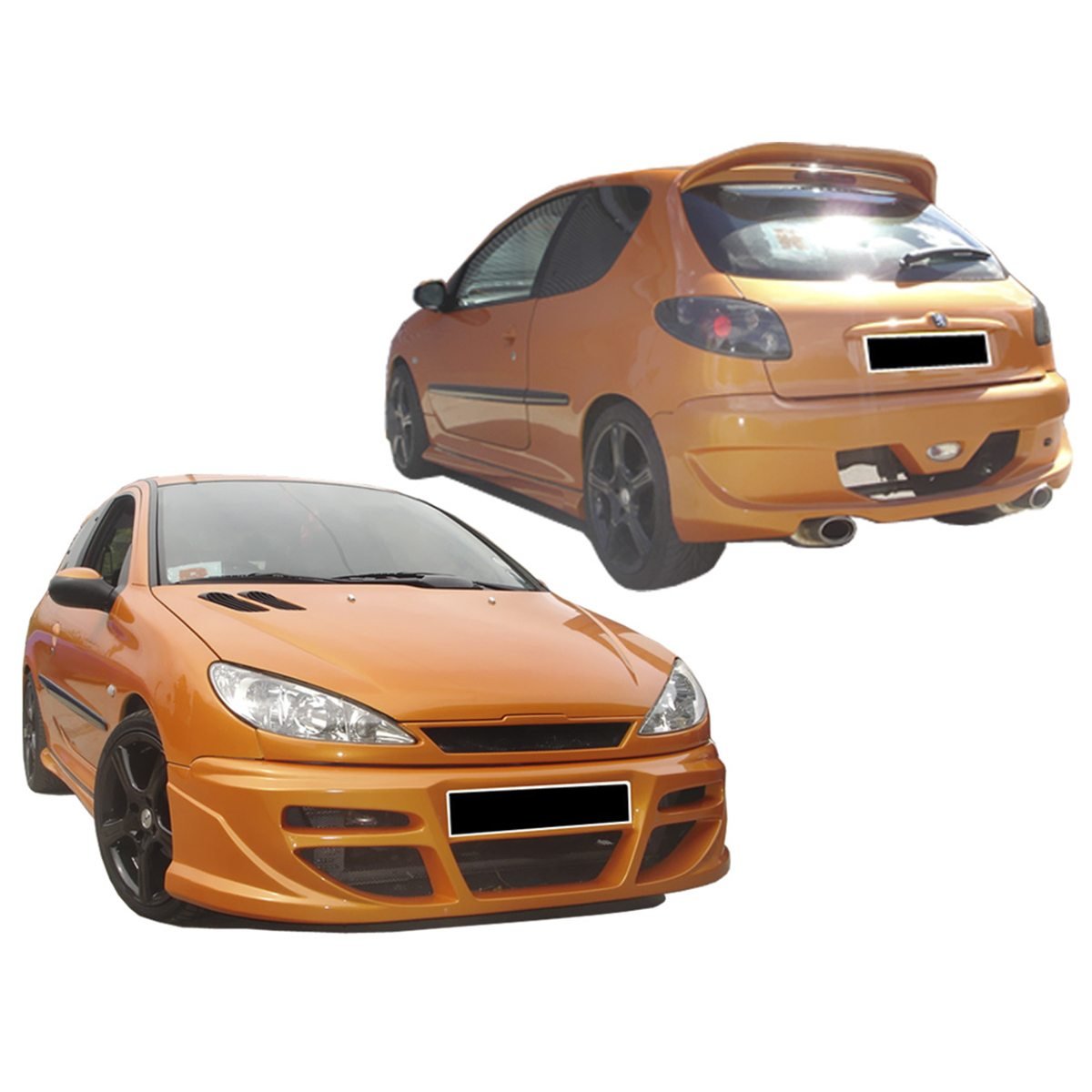 Kit carrosserie pour Peugeot 206 (98 - 08) – Look Superior - KDMPARTS EUROPE TUNING STORE