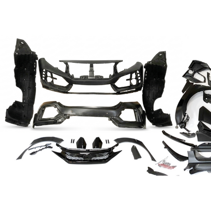 Karosseriekit für Honda Civic Hatchback 2016-2021 im Type-R-2020-Look