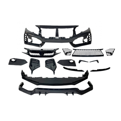 Karosskit till Honda Civic MK10 Hatchback 2016+ med Type R-utseende