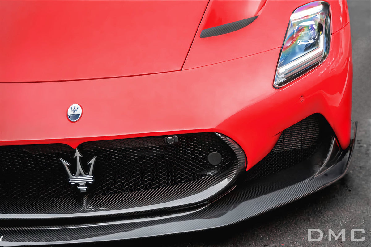 Lame de pare chocs avant en fibre de carbone de DMC pour Maserati MC20 Coupé et Spider Cielo - KDMPARTS EUROPE TUNING STORE