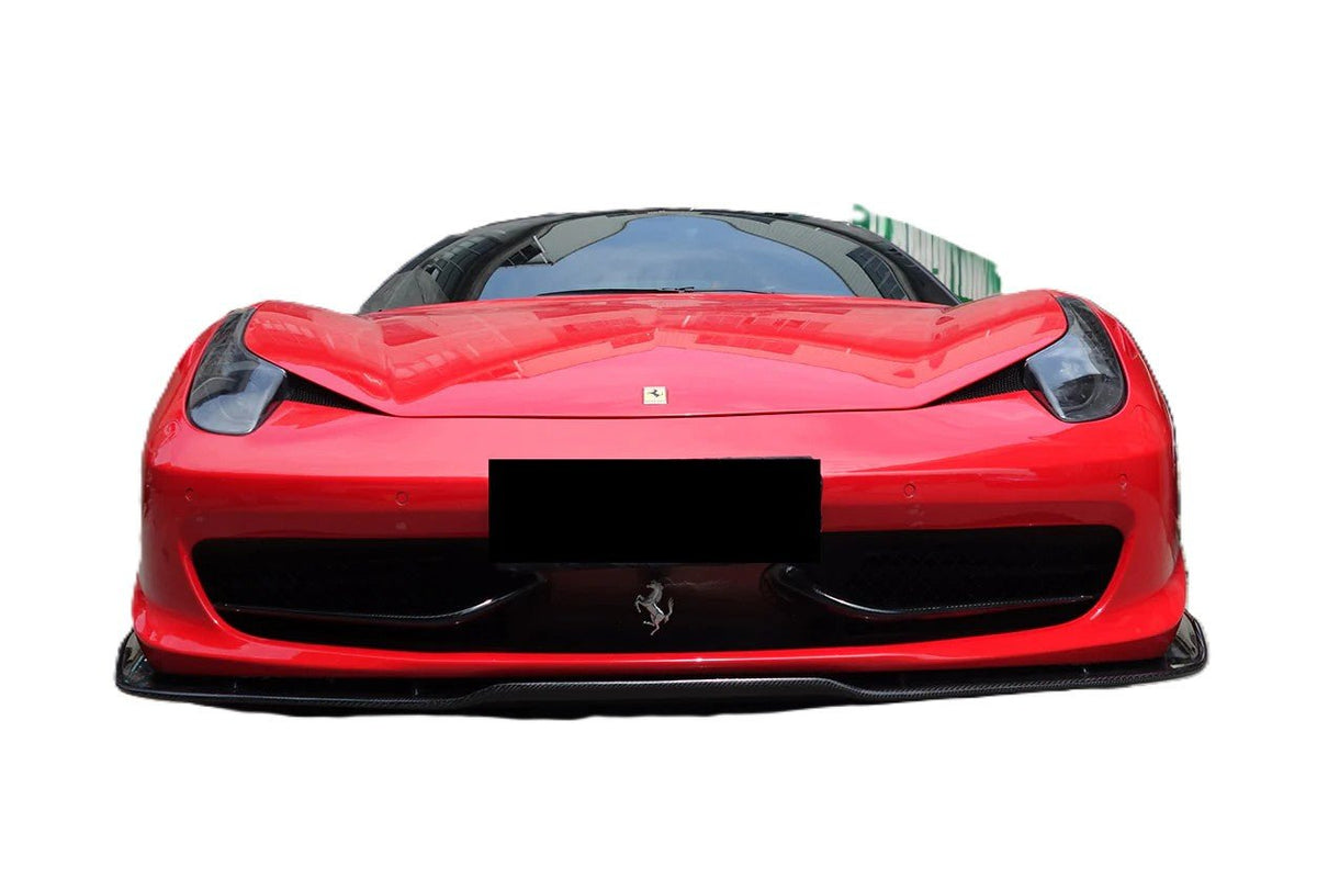 Lame de pare chocs avant pour Ferrari F458 Coupé Italia et Spider AV 2010 - 2014 - KDMPARTS EUROPE TUNING STORE