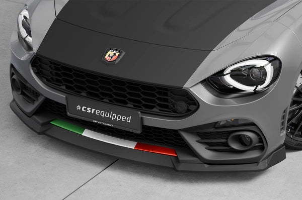 Lame de pare chocs avant pour Fiat 124 Spider Abarth 2016 - 2019 - KDMPARTS EUROPE TUNING STORE