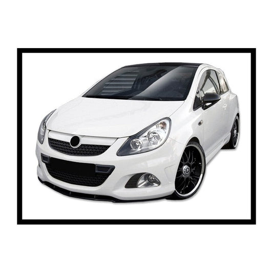 Lame de pare chocs avant pour Opel Corsa D en ABS plastique - KDMPARTS EUROPE TUNING STORE