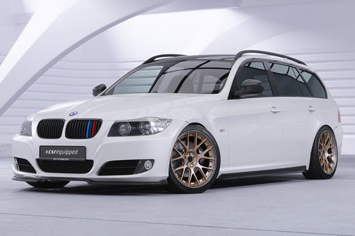 Lame de pare chocs avant ( spoiler ) pour BMW Série 3 E90/ E91 LCI - KDMPARTS EUROPE TUNING STORE