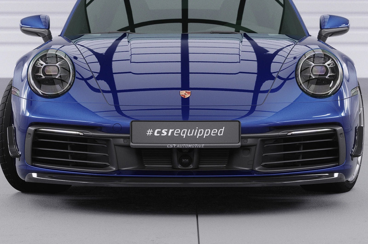Lame de pare chocs avant type « cup » avec homologation ABE pour Porsche 911 / 992 - KDMPARTS EUROPE TUNING STORE