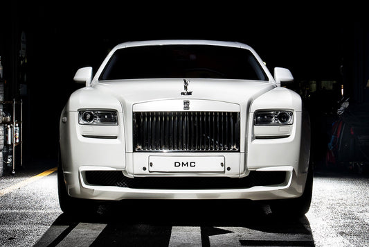 Lames de pare chocs avant en fibre de carbone forgée Black Badge de DMC pour Rolls Royce Ghost Série 1 et 2 - KDMPARTS EUROPE TUNING STORE