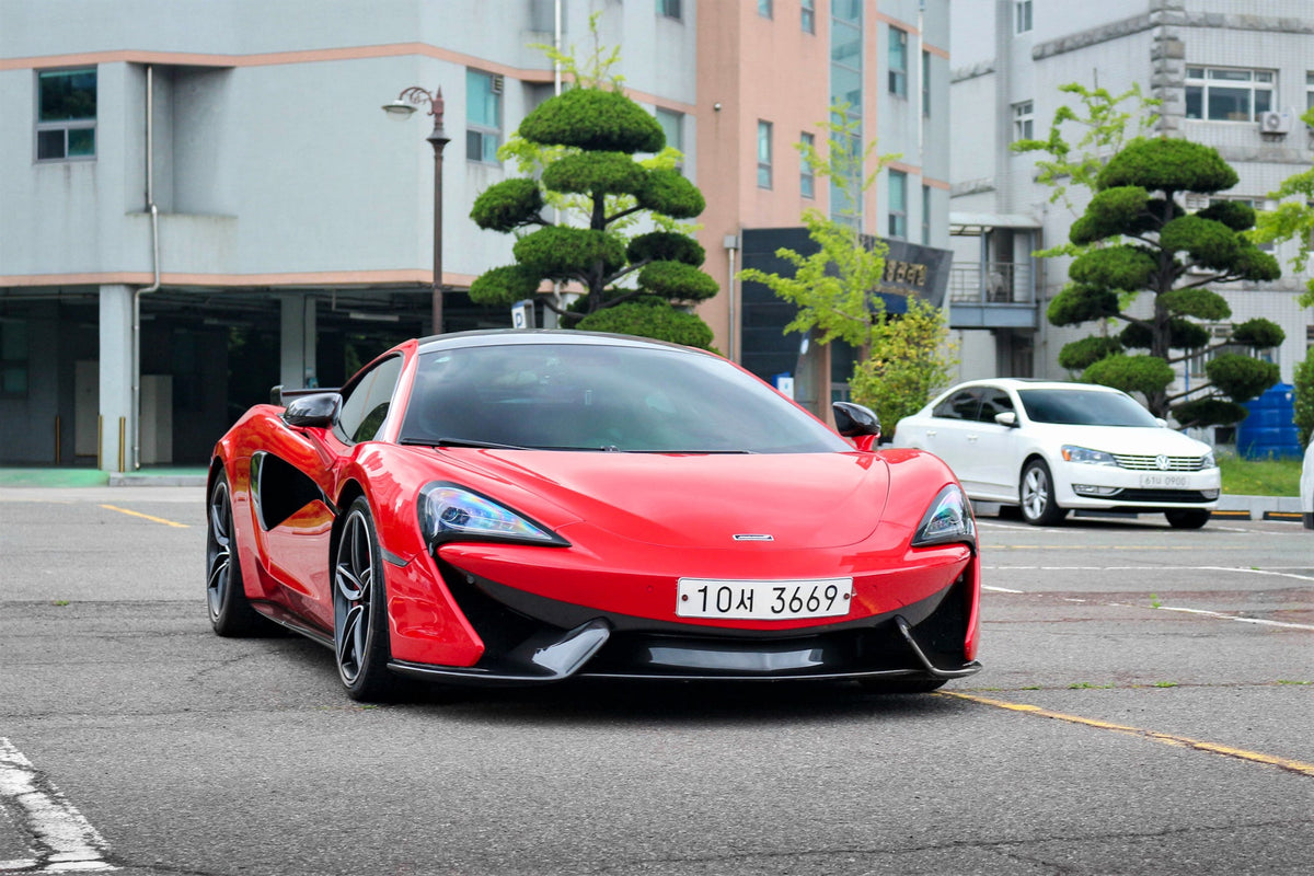 Lames de pare chocs avant latéraux en fibre de carbone de DMC pour McLaren 570S et 540C - KDMPARTS EUROPE TUNING STORE
