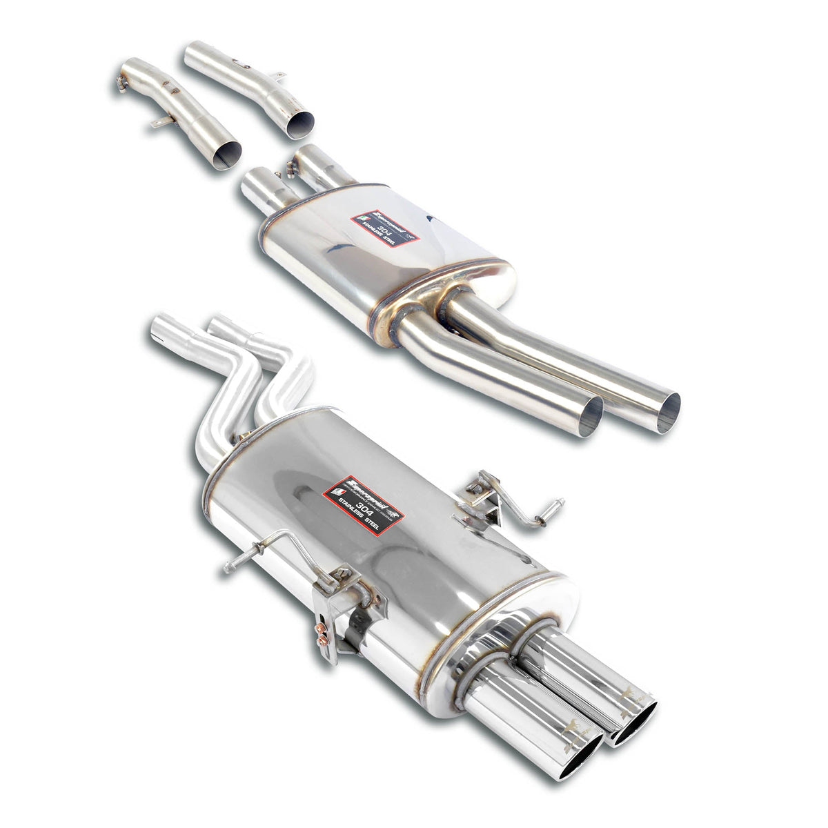 Ligne d'échappement Touring package Avec homologation CEE Supersprint pour BMW E46 325xi 4x4 (Berline - Break) ' 01 - > - KDMPARTS EUROPE TUNING STORE