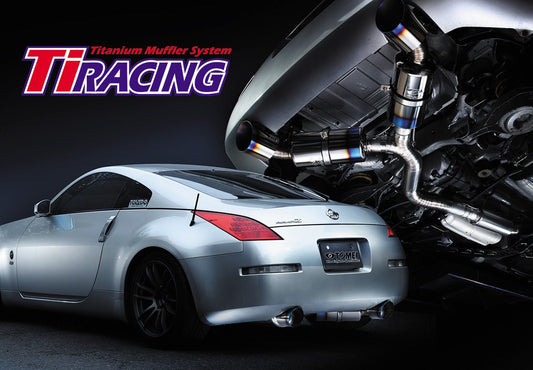Ligne double d'échappement en titane Ti RACING TOMEI pour Nissan 350Z Z33 2003 - 2009 - KDMPARTS EUROPE TUNING STORE