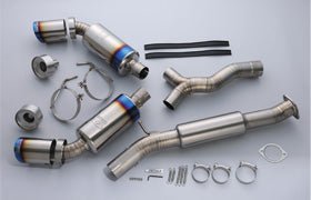 Ligne double d'échappement en titane Ti RACING TOMEI pour Nissan 370Z Z34 - KDMPARTS EUROPE TUNING STORE