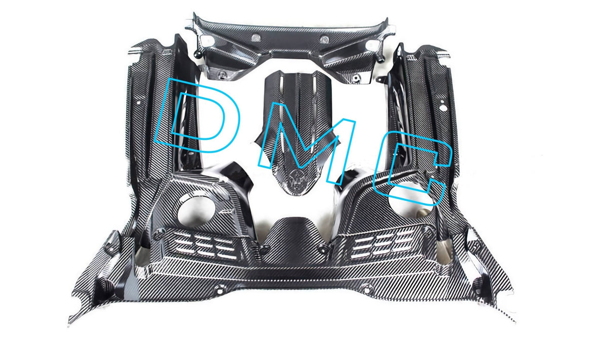 Panneaux de compartiment moteur en fibre de carbone de DMC pour Maserati MC20 Coupé et spider Cielo - KDMPARTS EUROPE TUNING STORE